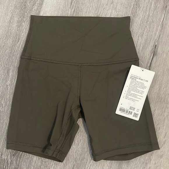 lululemon athletica Pants - NWT Lululemon Align High Rise Short 6” DKOV size 4